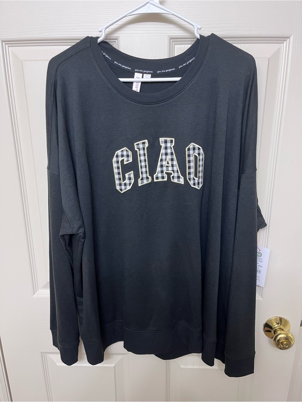 Women’s Black 'CIAO' Graphic Sweatshirt